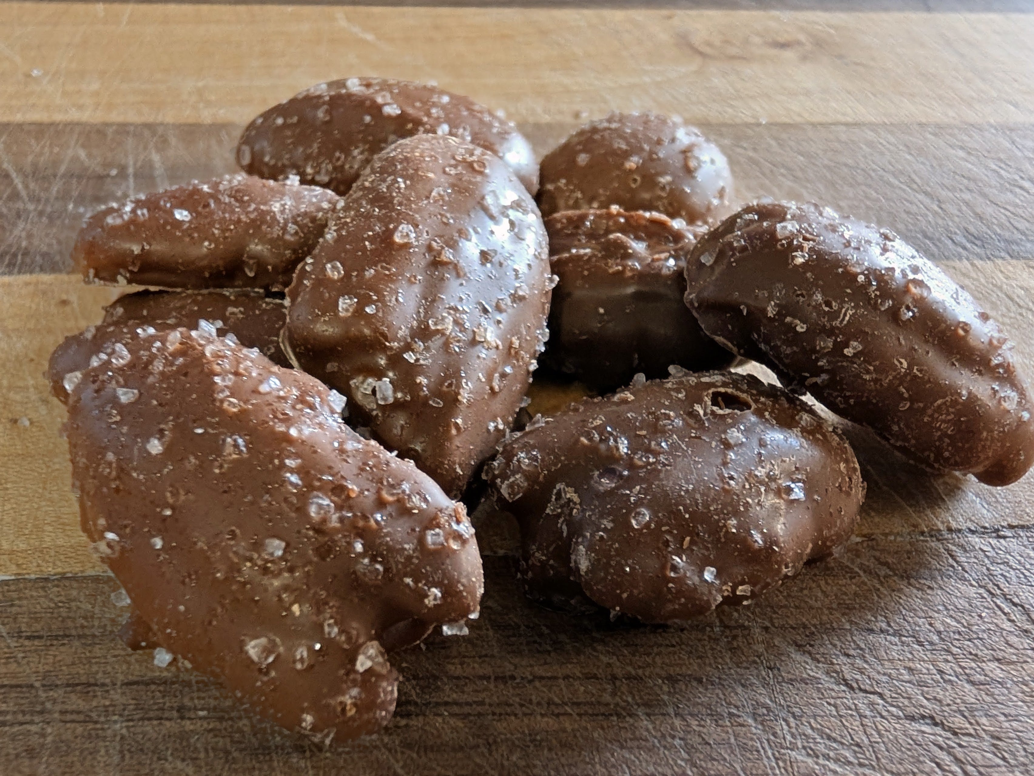 Milk Chocolate + Sea Salt Pecans